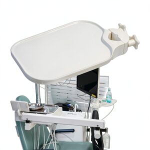 GBH-MED Dental Pole Mount Shelf Tray Table ABS Adjustable-0