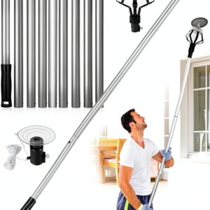 Gonoce Light Bulb Changer Adjustable Stainless Steel Safe-0