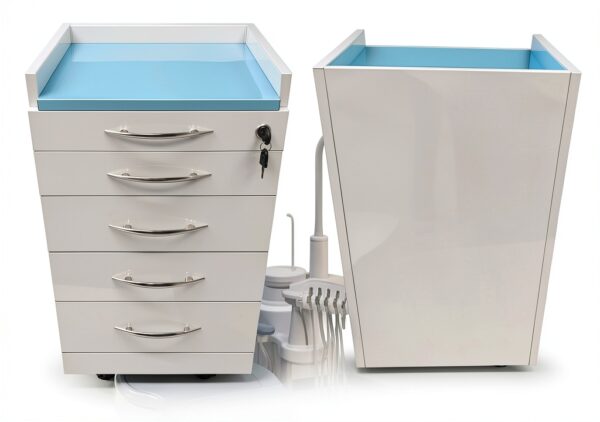 INTSUPERMAI Mobile File Cabinet Lockable Stainless Steel-4