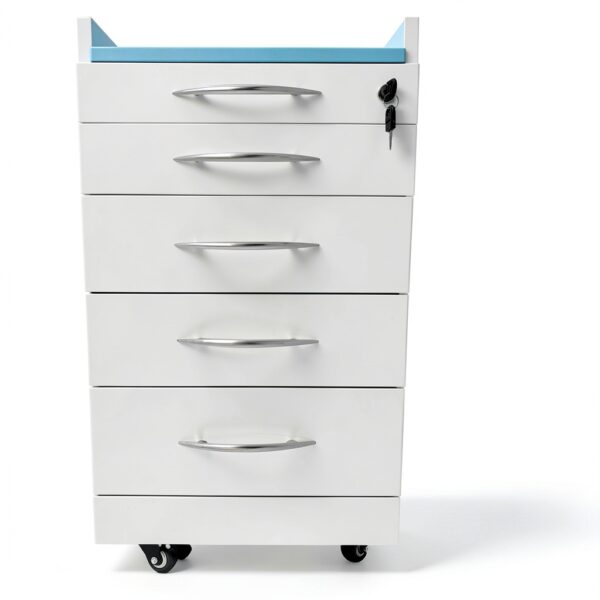 INTSUPERMAI Mobile File Cabinet Lockable Stainless Steel-2