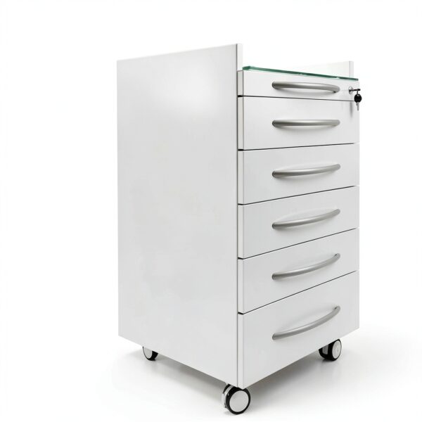 LGXEnzhuo Mobile Cabinet Lockable Stainless Steel Dental-1
