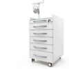 LGXEnzhuo Mobile Cabinet Lockable Stainless Steel Dental-2