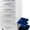 LGXEnzhuo Mobile Cabinet Lockable Stainless Steel Dental-0