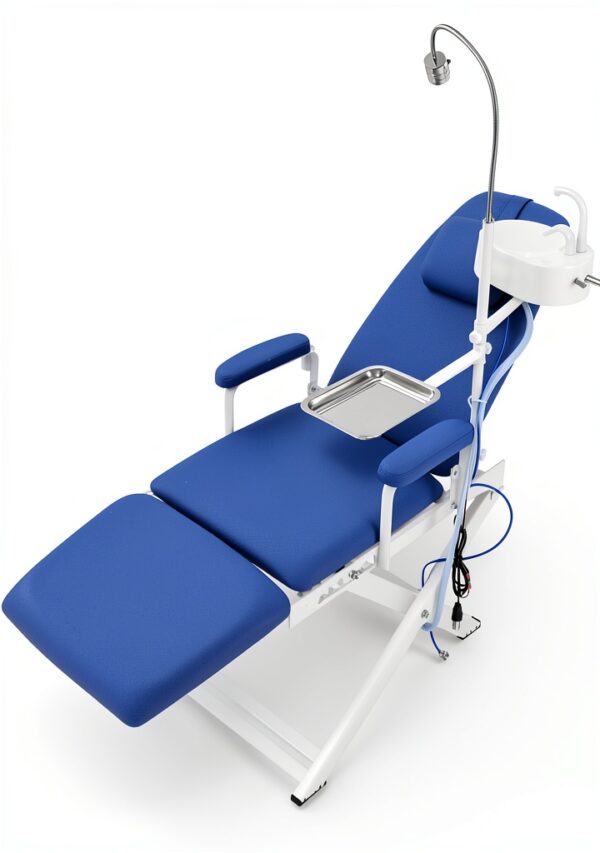 AHULIN Portable Folding Treatment Chair Adjustable Backrest-0