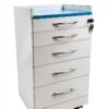 INTSUPERMAI Mobile File Cabinet Lockable Stainless Steel-3
