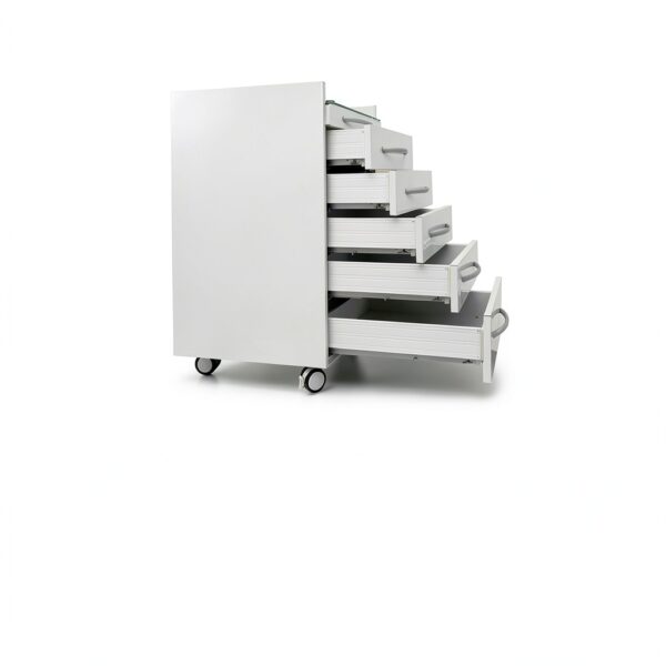 LGXEnzhuo Mobile Cabinet Lockable Stainless Steel Dental-5