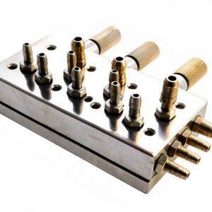 REDLAND Dental Control Blocks 3 Handpieces Brass-0