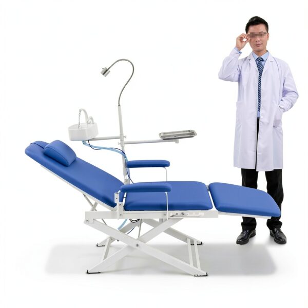 AHULIN Portable Folding Treatment Chair Adjustable Backrest-8