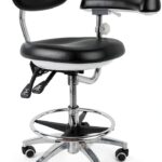 Healthible Dental Stool Ergonomic Design Height Adjustment-0