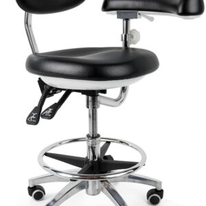Healthible Dental Stool Ergonomic Design Height Adjustment-0