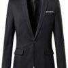 Boys Blazer Suit Jacket Polyester Slim Fit Formal Wear-2