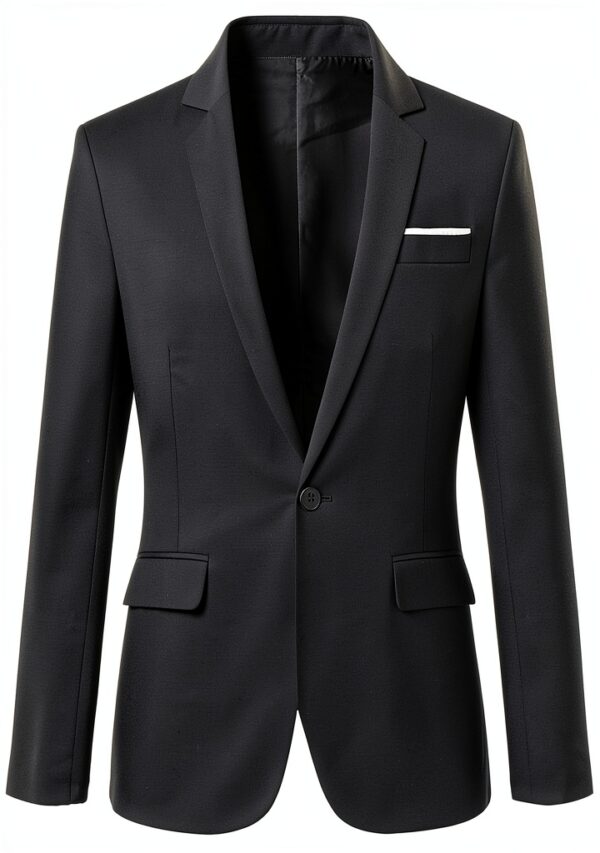 Boys Blazer Suit Jacket Polyester Slim Fit Formal Wear-2