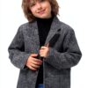 WULFUL Boys Wool Coat Classic Fit Buttons Closure-3