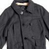 Boys Wool Pea Coat Double Breasted Faux Fur Lined Jacket-2