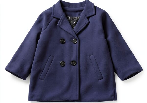 Generic Boys Wool Blend Peacoat Windproof Warm Dress Coat-1