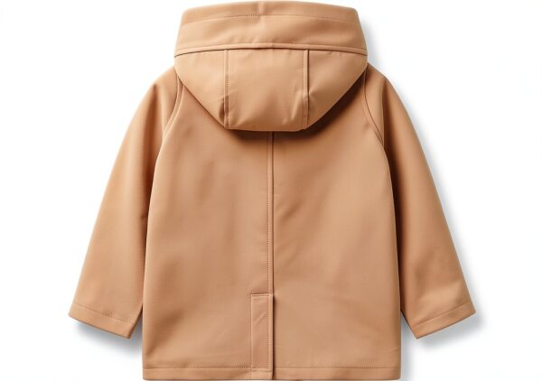 Boys Khaki Windbreaker Jacket Polyester Lightweight-1