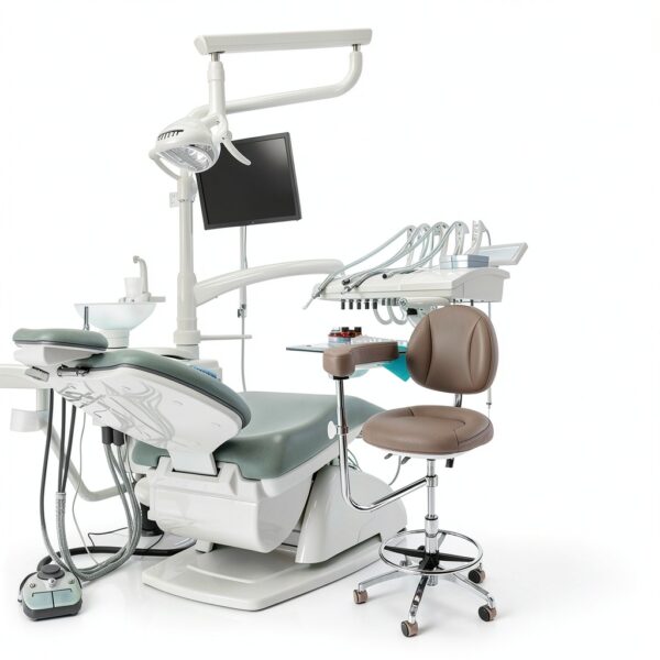 Viviange Dental Stool Ergonomic Adjustable Grey Medical-6