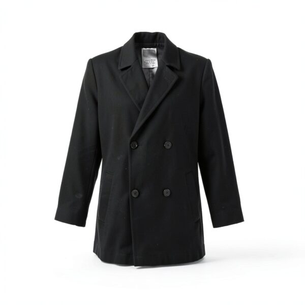 Boys Dress Coat Thinsulate Warmth Charcoal Black Sizes-0