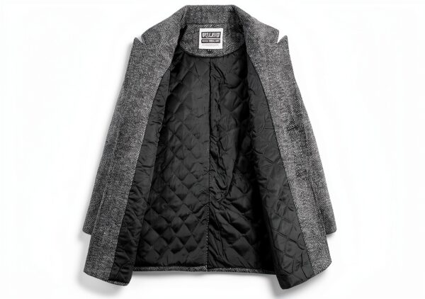 Boys Wool Coat Classic Fit Wool Polyester Elegant Design-2