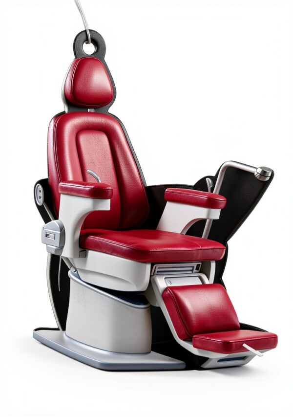 Holiday Ornaments Dental Chair Ornament 2D Resin Plastic-0