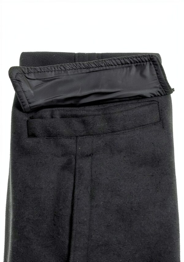 Boys Wool Pea Coat Double Breasted Faux Fur Lined Jacket-4