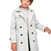 Haloumoning Boys Wool Blend Dress Coat Double Breasted-3