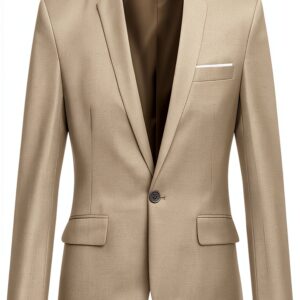 Boys Blazer Suit Jacket Polyester Slim Fit Formal Wear-0