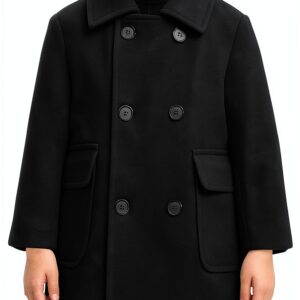 Zzalalana Girls Puffer Jacket Winter Coat Khaki Black-0