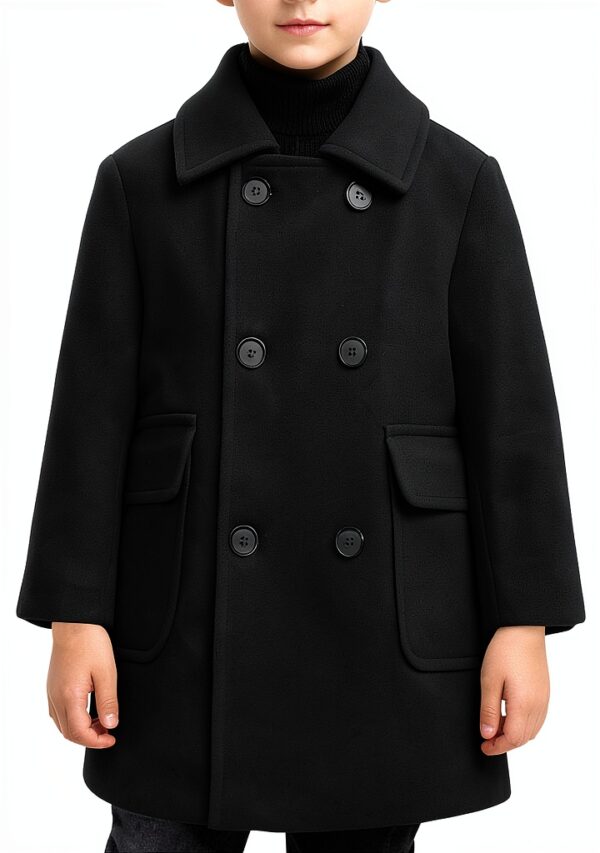 Zzalalana Girls Puffer Jacket Winter Coat Khaki Black-0