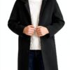 Boys Trench Coat Wool Blend Hooded Utility Pockets Winter-2