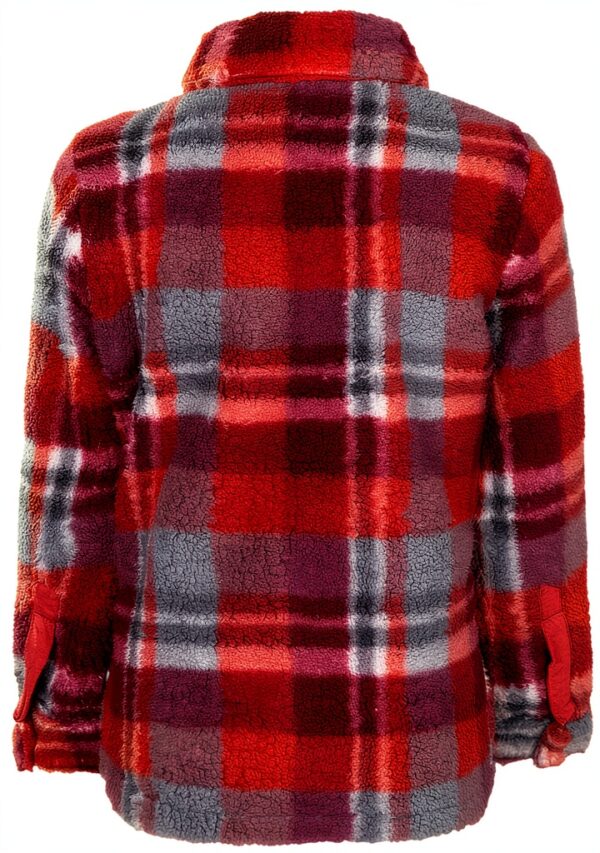 Hurley Boys Plaid Sherpa Jacket Soft Comfortable Fit-1