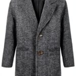 WULFUL Boys Wool Coat Classic Fit Buttons Closure-0