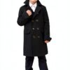 Boys Cotton Blend Trench Coat Long Sleeve Double Breasted-1