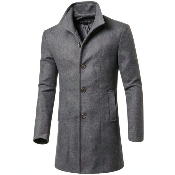 XUNRYAN Boys Casual Jacket Gray Black Medium Large XL-5