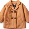 Boys Wool Blend Peacoat Double Breasted Winter Coat Toddler-0