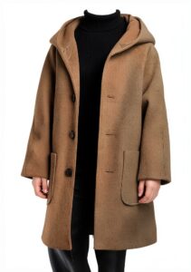 Zzalalana Kids Winter Coat Girls Puffer Jacket Gray Khaki-0