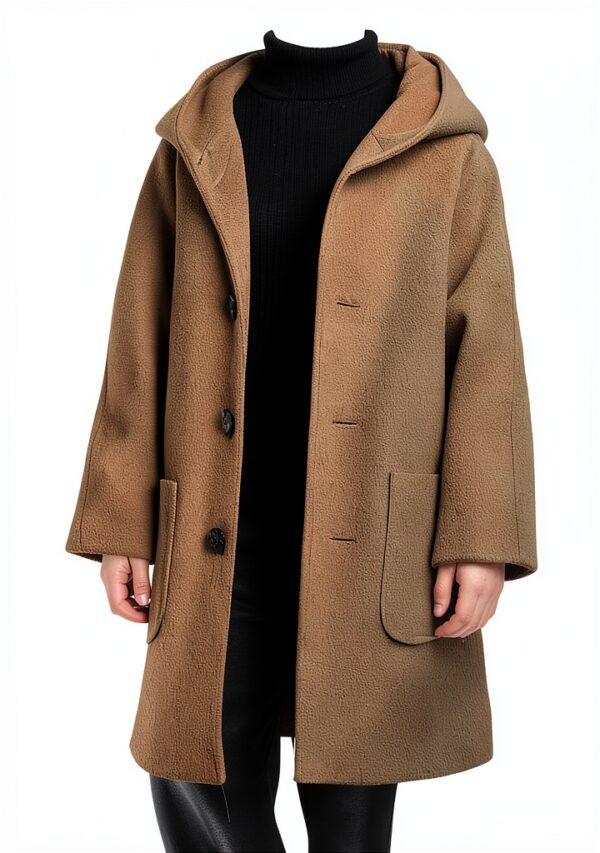 Zzalalana Kids Winter Coat Girls Puffer Jacket Gray Khaki-0