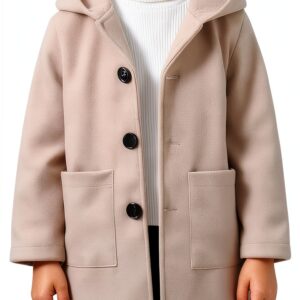 Zzalalana Girls Puffer Jacket Winter Coat Toddler Dark Blue-0