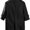 Boys Long Overcoat Vintage Peacoat Winter Jacket Double-1