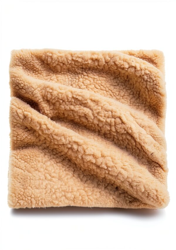 Boys Wool Pea Coat Double Breasted Faux Fur Lined Jacket-3